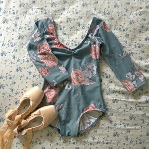 LuckyLeo Blue Antoinette Moon Leotard (M)